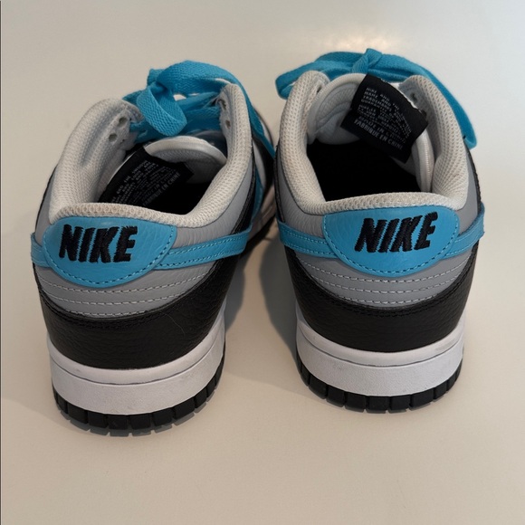 Like NEW | Nike | Custom Dunk Low By You | Black/White/Blue/Gray | Size 8 - Picture 5 of 7